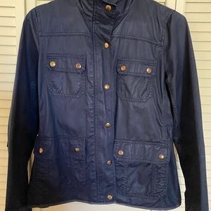 Women’s J. Crew Field Jacket. Navy. Size M.